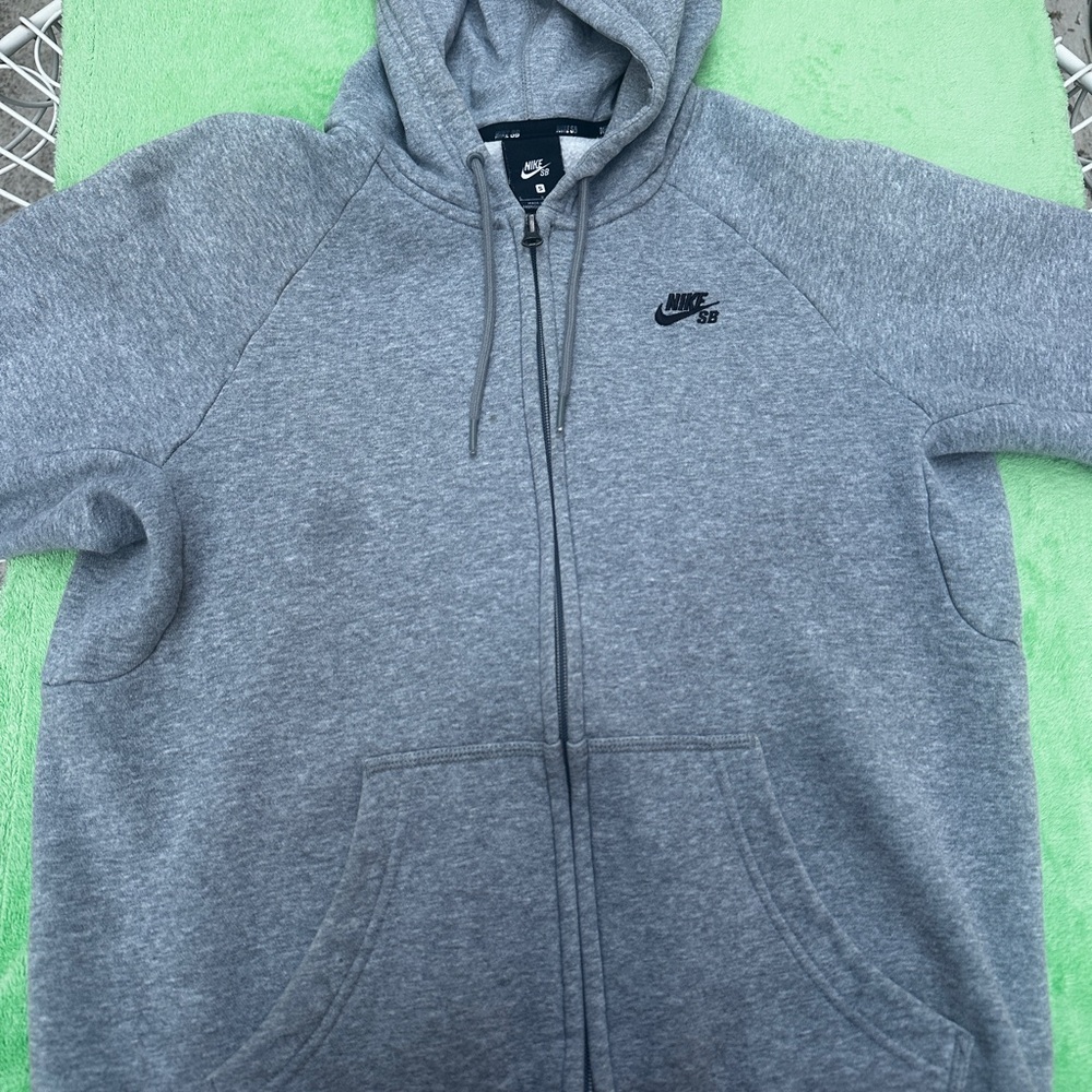Nike Heather Gray Fleece Hoodie